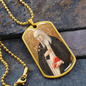 Saint Catherine of Siena Dog Tag military pendant necklace