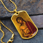 Jesus Christ The Bridegroom Dog Tag military pendant necklace