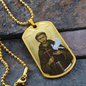 St Francis of Assisi Dog Tag necklace