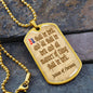All shall be well, Julian Divine Love, Divine Love Quote, Baptism Gift Girl, Personalised Gift, Godparent Gift, Military Dog Tag Necklace