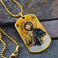 Jesus Christ Pantocrator of Saint Sophia dog tag necklace