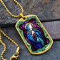 Our Lady of Sorrows, Mother of Sorrows, Our Lady Dolours, Seven Sorrows Mary, Sorrowful Mother, Our Lady of Piety pendant necklace