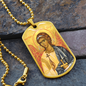 Guardian Angel  Dog Tag  necklace