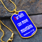 Our Faith Can Move Mountains, Matthews 17:20, Dog Tag military pendant necklace