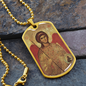 Archangel Michael miltary necklace