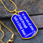 For you are all sons of God through faith in Christ Jesus, dog tag military pendant necklace