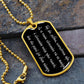 Theotokos Virgin Churc Slavonic rejoice Dog Tag pendant necklace
