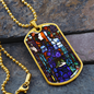 Saint Abigail Dog Tag necklace 1