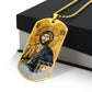 Jesus Christ Pantocrator of Saint Sophia dog tag necklace