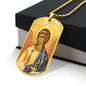 Guardian Angel  Dog Tag  necklace