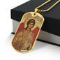 Archangel Michael miltary necklace