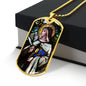 Saint Theresa of Avila Dog Tag military pendant necklace