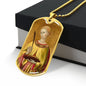 Saint Lucy Dog Tag military pendant necklace