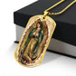 Our Lady of Guadalupe dog tag necklace