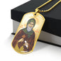 Saint Finnian of Clonard Dog Tag military pendant necklace