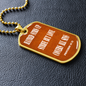 Hatred stirs up strife but love covers all sins. Proverbs 10:12. Dog Tag military pendant necklace, military ball chain