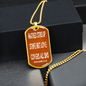 Hatred stirs up strife but love covers all sins. Proverbs 10:12. Dog Tag military pendant necklace, military ball chain