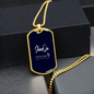 Template Dog Tag necklace