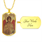 Archangel Michael miltary necklace