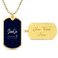 Dog Tag necklace NEW