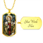 Archangel Gabriel Dog Tag necklace