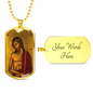 Jesus Christ The Bridegroom Dog Tag military pendant necklace
