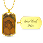 Extreme Humility Icon Dog Tag military pendant necklace