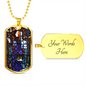Saint Abigail Dog Tag necklace 1