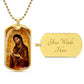 St John the Baptist gog tag necklace