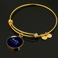 Bangle Bracelet Circle Pendant NEW