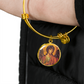 Archangel Michael bangle bracelet