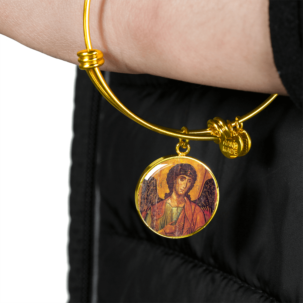 Archangel Michael bangle bracelet