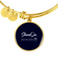Bangle Bracelet Circle pendant