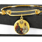 Holy Trinity circle bangle bracelet