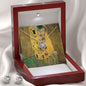the kiss by Klimt Love Knot Earring & Necklace Set!