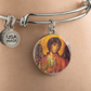 Archangel Michael bangle bracelet