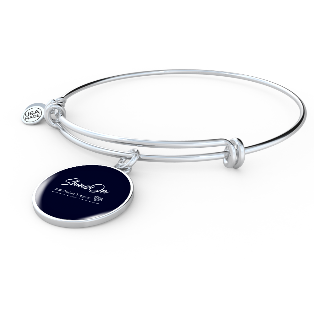 Bangle Bracelet Circle pendant