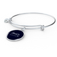 Bangle Bracelet Circle Pendant NEW