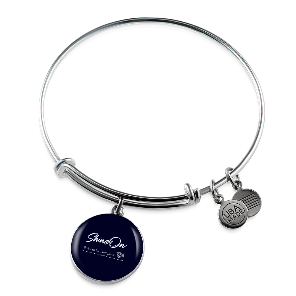 Bangle Bracelet Circle pendant