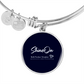 Bangle Bracelet Circle pendant