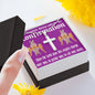 First Communion Gift For Girls Cherubim Dark Red