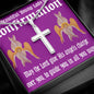First Communion Gift For Girls Cherubim Dark Red