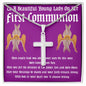 Confirmation Gift Girl Dark Red Cherubim