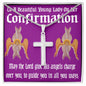 First Communion Gift For Girls Cherubim Dark Red