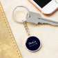 Graphic Circle Keychain NEW