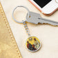 Holy Trinity New Testament Circle Keychain
