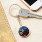 agony-in the garden circle pendant necklace_artwork_original_artwork Graphic Circle Keychain NEW