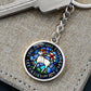lamb-of god necklace, lamb of god agnus dei pendant necklace, our lamb has conquered let us follow him, lamb of god pendant_artwork_original_artwork Graphic Circle Keychain NEW