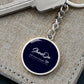 Graphic Circle Keychain NEW