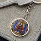 jesus-king of glory circle pendant necklace_artwork_original_artwork Graphic Circle Keychain NEW